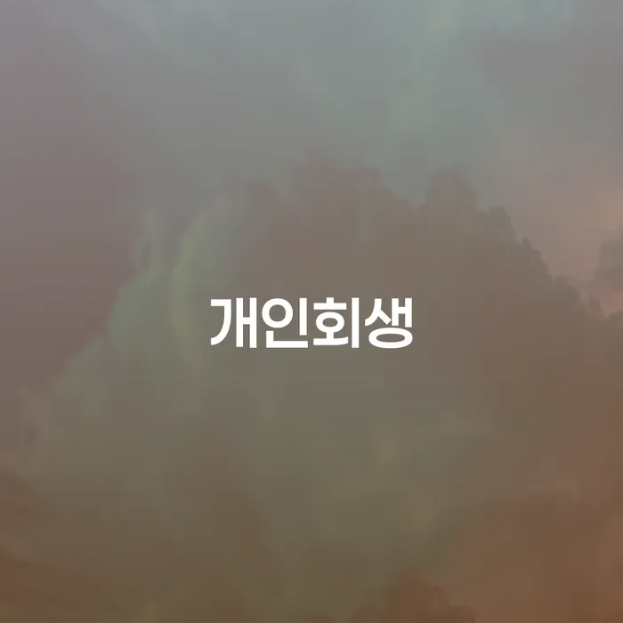 등촌1동 개인회생 정보 및 절차 안내